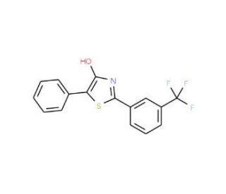 5-Phenyl-2-[3-(trifluoromethyl)phenyl]-1,3-thiazol-4-ol - chemical structure image