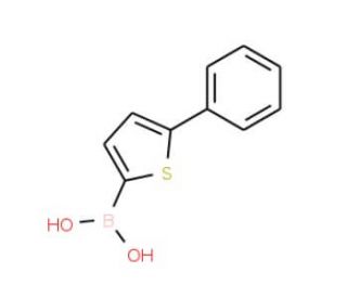 5-Phenyl-2-thienylboronic acid (CAS 306934-95-2) - chemical structure image