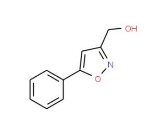 (5-Phenyl-3-isoxazolyl)methanol (CAS 1619-37-0) - chemical structure image