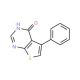 5-Phenyl-3H-thieno[2,3-d]pyrimidin-4-one (CAS 35978-39-3) - chemical structure image