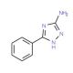 5-phenyl-4H-1,2,4-triazol-3-amine (CAS 4922-98-9) - chemical structure image