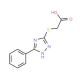 (5-Phenyl-4H-[1,2,4]triazol-3-ylsulfanyl)-acetic acid - chemical structure image