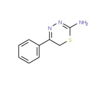 5-phenyl-6H-1,3,4-thiadiazin-2-amine (CAS 58954-39-5) - chemical structure image