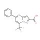 5-Phenyl-7-(trifluoromethyl)pyrazolo-[1,5-a]pyrimidine-2-carboxylic acid - chemical structure image