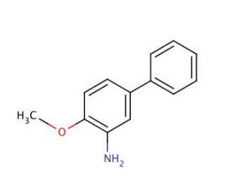 5-Phenyl-o-anisidine (CAS 39811-17-1) - chemical structure image