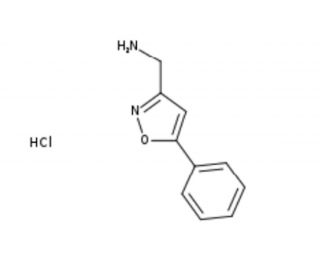 (5-Phenylisoxazol-3-yl)methylamine Hydrochloride (CAS 1187928-65-9) - chemical structure image