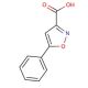 5-Phenylisoxazole-3-carboxylic acid (CAS 14441-90-8) - chemical structure image