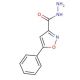 5-Phenylisoxazole-3-carboxylic acid hydrazide (CAS 90946-22-8) - chemical structure image