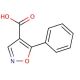 5-Phenylisoxazole-4-carboxylic acid (CAS 76344-95-1) - chemical structure image