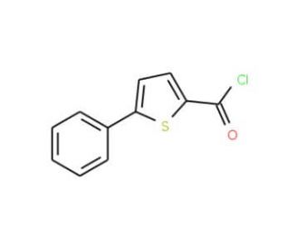5-Phenylthiophene-2-carbonyl chloride (CAS 17361-89-6) - chemical structure image