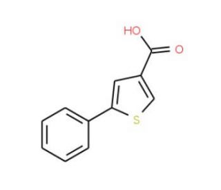 5-phenylthiophene-3-carboxylic acid - chemical structure image