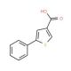 5-phenylthiophene-3-carboxylic acid - chemical structure image