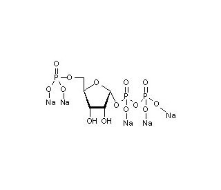 5-Phospho-D-ribose 1-diphosphate pentasodium salt (CAS 108321-05-7) - chemical structure image