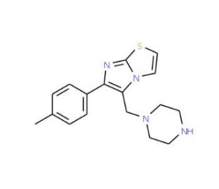 5-Piperazin-1-ylmethyl-6-p-tolyl-imidazo[2,1-b]-thiazole - chemical structure image