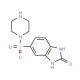 5-(piperazin-1-ylsulfonyl)-1,3-dihydro-2H-benzimidazol-2-one - chemical structure image