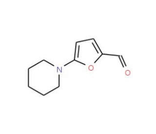 5-piperidin-1-yl-2-furaldehyde (CAS 22868-60-6) - chemical structure image
