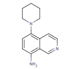 5-piperidin-1-ylisoquinolin-8-amine - chemical structure image