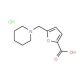 5-Piperidin-1-ylmethyl-furan-2-carboxylic acid hydrochloride - chemical structure image