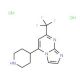 5-Piperidin-4-yl-7-trifluoromethyl-imidazo[1,2-a]-pyrimidine dihydrochloride - chemical structure image