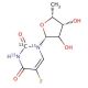 5′-Deoxyfluorouridine-13C,15N2 - chemical structure image
