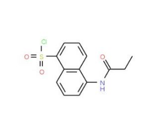 5-Propionylamino-naphthalene-1-sulfonyl chloride - chemical structure image