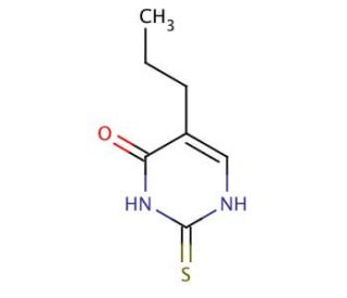 5-Propyl-2-thiouracil (CAS 2954-52-1) - chemical structure image