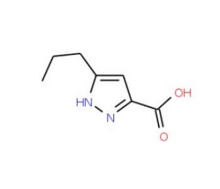 5-Propyl-2H-pyrazole-3-carboxylic acid (CAS 76424-47-0) - chemical structure image