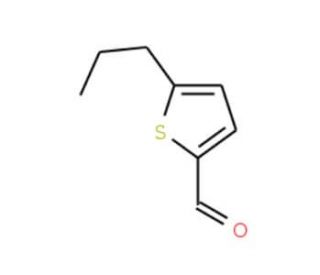 5-Propyl-thiophene-2-carbaldehyde (CAS 35250-76-1) - chemical structure image