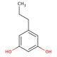 5-propylbenzene-1,3-diol - chemical structure image