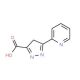 5-Pyridin-2-yl-2H-pyrazole-3-carboxylic acid (CAS 374064-02-5) - chemical structure image