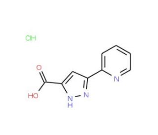 5-Pyridin-2-yl-2H-pyrazole-3-carboxylic acid hydrochloride - chemical structure image