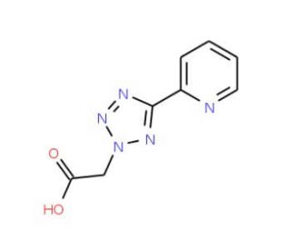 (5-Pyridin-2-yl-tetrazol-2-yl)-acetic acid - chemical structure image