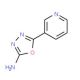 5-Pyridin-3-yl-1,3,4-oxadiazol-2-ylamine (CAS 5711-73-9) - chemical structure image