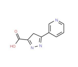 5-Pyridin-3-yl-1H-pyrazole-3-carboxylic acid (CAS 374064-01-4) - chemical structure image