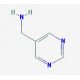 5-Pyrimidinemethanamine (CAS 25198-95-2) - chemical structure image