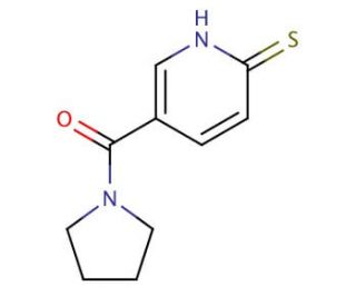 5-(pyrrolidin-1-ylcarbonyl)pyridine-2-thiol - chemical structure image