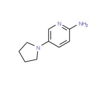 5-pyrrolidin-1-ylpyridin-2-amine - chemical structure image
