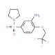 5-(Pyrrolidine-1-sulfonyl)-2-(2,2,2-trifluoro-ethoxy)-phenylamine - chemical structure image