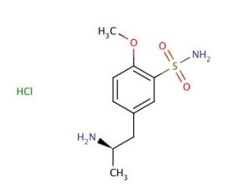 5[(R)-(2-Aminopropyl)]-2-methoxybenzenesulfonamide Hydrochloride (CAS 112101-75-4) - chemical structure image