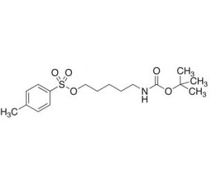 5-(t-Boc-amino)-1-pentyl-p-toluenesulfonate (CAS 118811-34-0) - chemical structure image