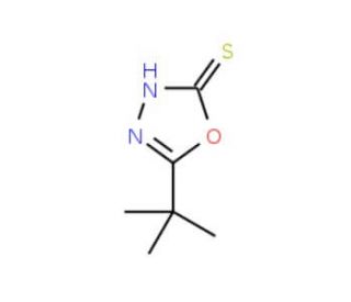 5-tert-butyl-1,3,4-oxadiazole-2-thiol - chemical structure image