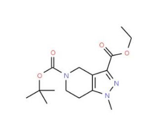 5-tert-Butyl 3-ethyl 1-methyl-1,4,6,7-tetrahydro-5H-pyrazolo[4,3-c]pyridine-3,5-dicarboxylate (CAS 1142210-81-8) - chemical s