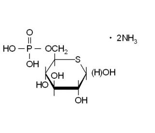 5-Thio-D-glucose 6-phosphate diammonium salt (CAS 108391-99-7) - chemical structure image