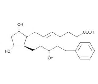 5-trans Latanoprost (free acid) (CAS 903549-49-5) - chemical structure image