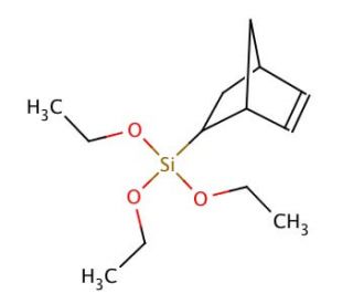 5-(Triethoxysilyl)-2-norbornene (CAS 18401-43-9) - chemical structure image