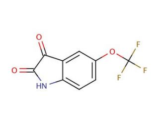 5-(Trifluoromethoxy)isatin (CAS 169037-23-4) - chemical structure image