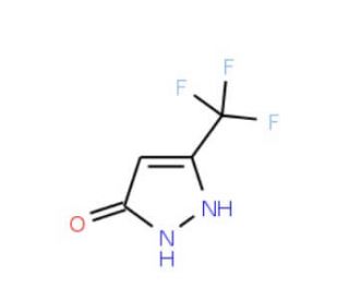 5-(Trifluoromethyl)-1H-pyrazol-3(2H)-one (CAS 76480-99-4) - chemical structure image