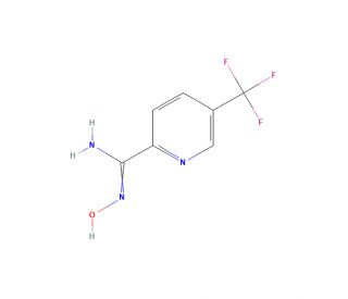 5-(Trifluoromethyl)pyridine-2-carboxamide oxime (CAS 175277-44-8) - chemical structure image