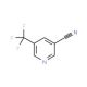 5-(Trifluoromethyl)pyridine-3-carbonitrile (CAS 951624-83-2) - chemical structure image