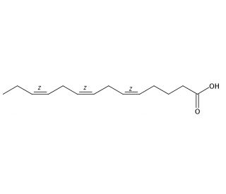 5(Z),8(Z),11(Z)-Tetradecatrienoic acid (CAS 69861-67-2) - chemical structure image